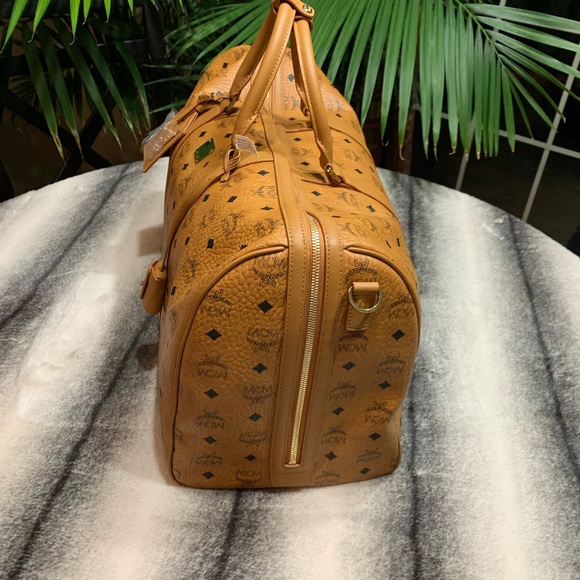 { MCM } Weekender Large Visetos Carry On Duffel - Picture 4 of 8